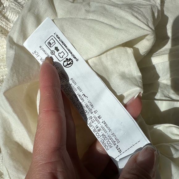 Zara Lace Dress. Button Front. 18-24m - Picture 8 of 8